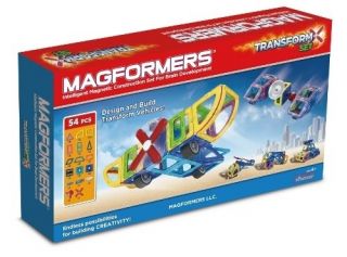 Magformers 54 Pcs Magnet Transform Magnetic Construction Set 63089