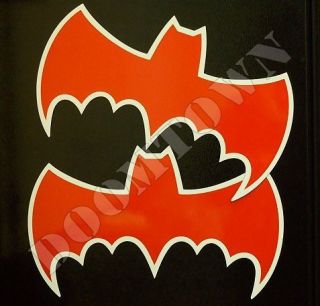 Batmobile 66 2 Magnetic Car Door Signs Classic Batman