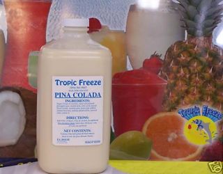 Tropic Freeze Pina Colada Frozen Drink Mix 64oz Bot