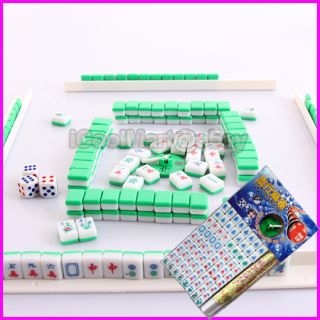 New Portable Chinese Mini Mahjong mAh Jong Mahjongg Travel Compact Set