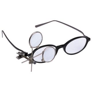16 5X Jewelers Eye Loupe Clip on to Glasses Magnifier Hobby Crafts