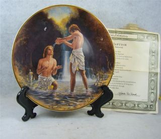 Mint Collector Plate The Baptism of The Lord Andrzej Malinowski