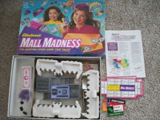 Mall Madness 1996 Electronic Shopping Game Complete Nice Condition