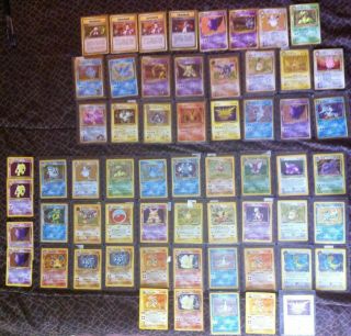 60 Pokemon Cards Mixed Holographic Collection Rare Charizard MAKE