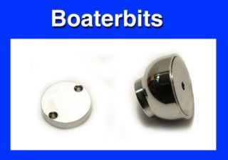 Boat RV Magnetic Door Catch Chrome Brass 1 3 8 50007