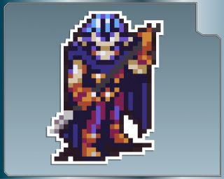 Magus Battle Sprite 4 Vinyl Decal from Chrono Trigger Car Laptop