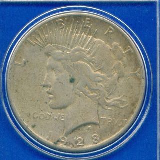 1928 S Peace Silver Dollar Rare Date Genuine San Francisco US Mint