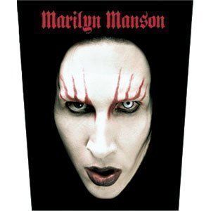 XLG Marilyn Manson Face Jacket Official Licensed Patch