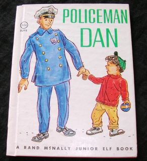 Policeman Dan Vintage Junior Elf Book Virginia Hunter