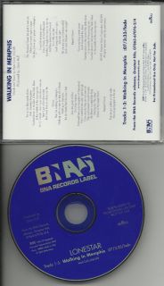 Lonestar Walking in Memphis Promo CD Single Marc Cohn