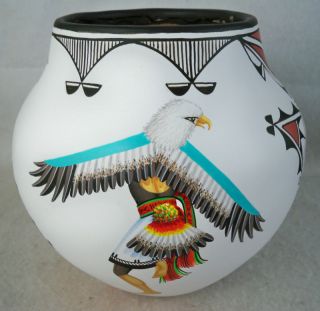 Zia Pueblo Indian Pottery Marcellus Elizabeth Medina