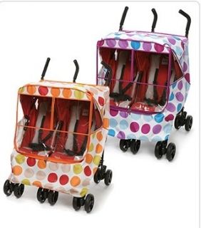 Rain Cover for double pram stroller Mothercare Obaby Hauck Mamas Papas