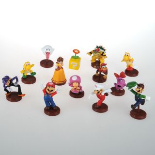 Super Mario Yoshi Luigi Goomba Brother 13 Figures Set Toy Nintendo M