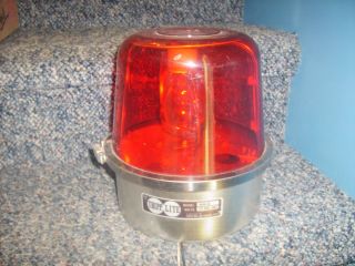 Vintage Tripp Lite Mark VI Rotating Red Beacon DJ Party Light