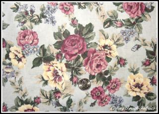Marcus Brothers Victorian Rose Fabric C 1 2 Yd