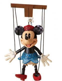 Jim Shore Minnie Mouse Marionette Figurine 4023577 New