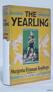 The Yearling Marjorie Kinnan Rawlings 1st 1st Pulitzer Prize 1938