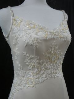 Casablanca Bridal Wedding Gown Dress 1768 Sz 12