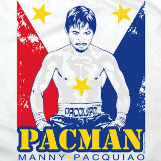 Manny Pacquiao Pacman T Shirt Boxing Gloves Filipino Philippines XL