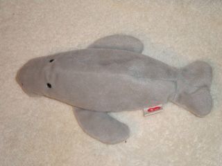 Ty beanie babies baby many the manatee 2nd generation tush tag second