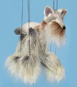 Baby Yorkshire Terrier Dog Marionettes String Puppets