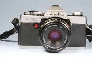 Minolta XG 1 35mm Manual Camera with MD 50mm 1 2 Lens for