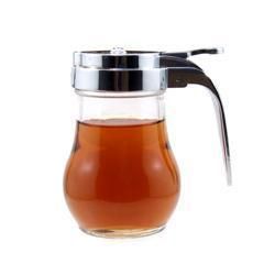 Maple Syrup or Honey Dispenser 6 oz Glass Holder