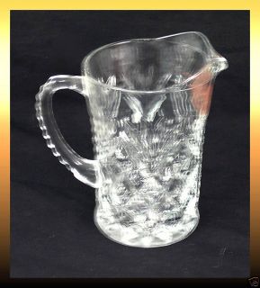 Markos Heritage Inn Glass Syrup Pitcher Anchor Hocking EAPC Early