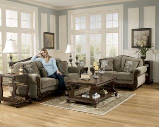 Martinsburg Traditional Sofa Love Seat Living Room Furniture Set