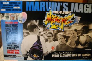 Marvins Magic Complete Set Mind Blowing Bag of Tricks Bag DVD New