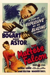 Movie Poster B 27x40 Humphrey Bogart Mary Astor Peter Lorre