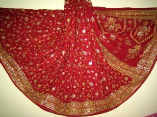 Indian Glittery Sari Fabric Maroon BellyDance Curtain