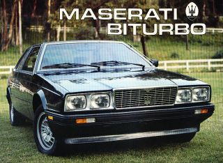 1984 Maserati Biturbo Original Sales Brochure