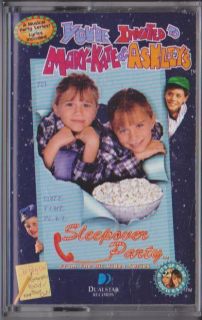 Mary Kate and Ashley Olsen Sleepover Party RARE 1997 Audio Cassette