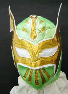 Sin Cara Light Green Hologram Mexican Wrestling Mask Adult Size