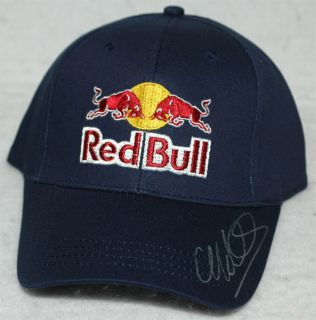Mark Webber Signed Red Bull Racing F1 Cap Hat