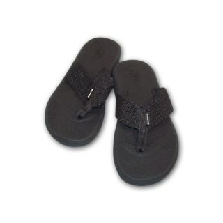 Black Hawaii Beach Sandals flip flops Thongs Slippers Mens Medium 8 9