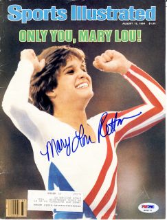 Mary Lou Retton Signed Sports Illustrated PSA DNA
