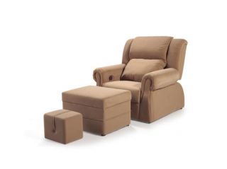  Premium Recline Foot Massage Chair Sofa Ottoman Bed Table Spa Salon