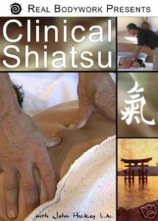 Clinical Shiatsu Medical Massage Therapy Video DVD