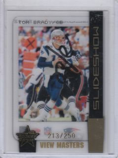 Tom Brady 2005 Leaf Rookies Stars Slideshow SS 12 250 Patriots