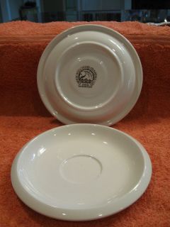 Two Enoch Wedgwood Tunstall Marquess Saucers Made in England