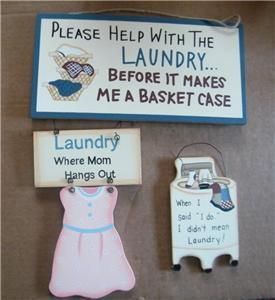 Laundry Room Sign I do Mom Bskt Case Retro Primitive