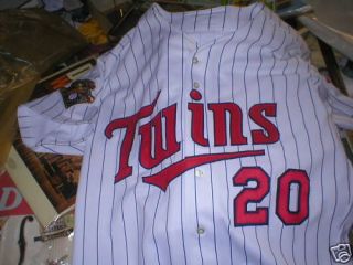 2001 Travis Miller Minnesota Twin Game Worn Used Jersey