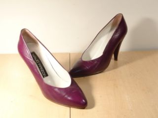 Maud Frizon Purple High Heel Pumps 7 B