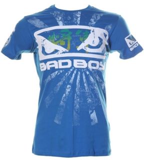 Bad Boy Mauricio Shogun UFC 128 Shirt Brazil Blue XL