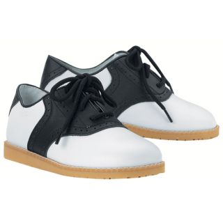 Amour White Black Classy Saddle Shoes Child Size 3