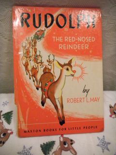 Rudolph The Red Nose Reindeer by Robert L May HC Maxton Books