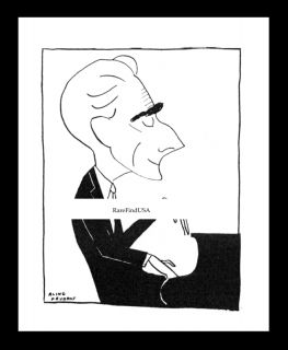 MAURICE RAVEL 1934 PIANO Bolero Composer French PIANIST NYC Caricature