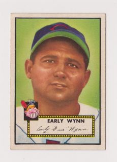 Topps 1952 Early Gus Wynn 277 Cleveland Indians EX MT